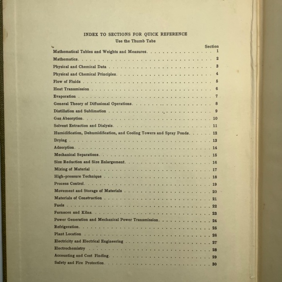 1950 Chemical Engineers' Handbook.  3rd Textbook Edition.  1,942 Pages. - Picture 3 of 12